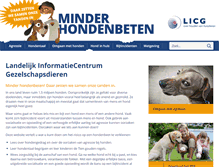 Tablet Screenshot of minderhondenbeten.nl